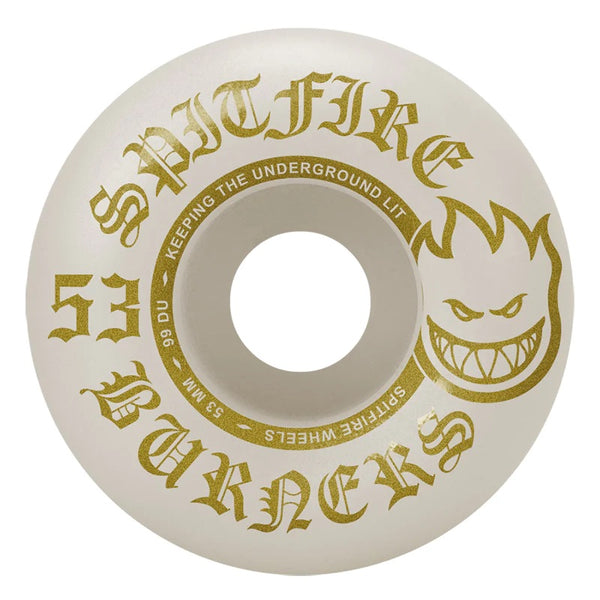 Spitfire Wheels Burners Bighead 53 mm 99A White