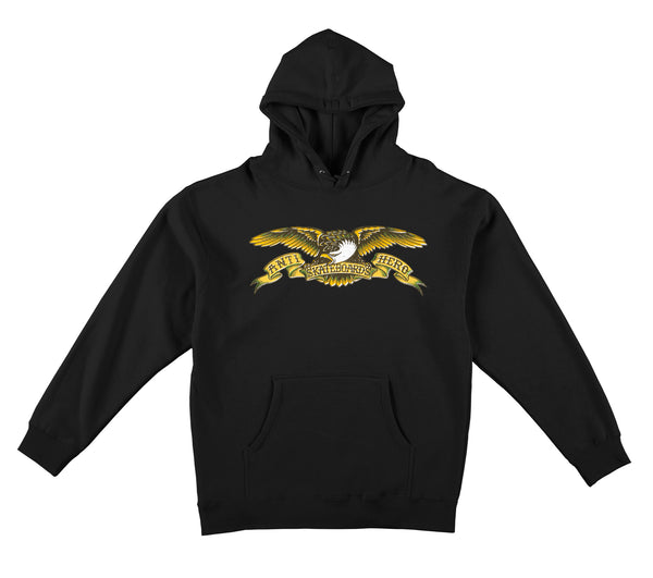 Antihero Hoody Misregister Eagle Black