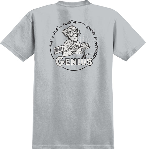 Antihero T-Shirt The Genius Silver/Grey