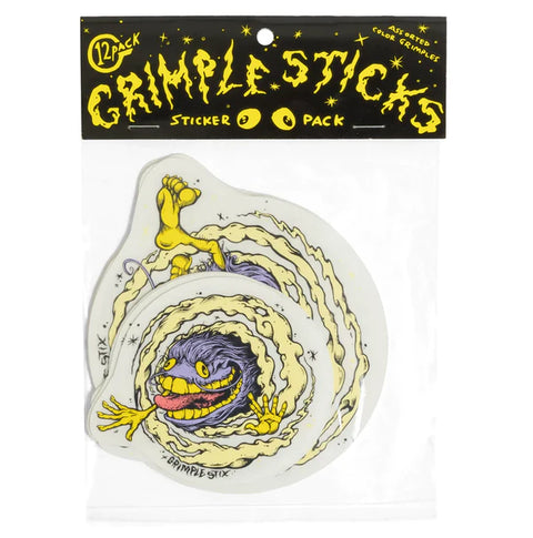 Antihero Skateboards Grimple Sticks Stickers small x2