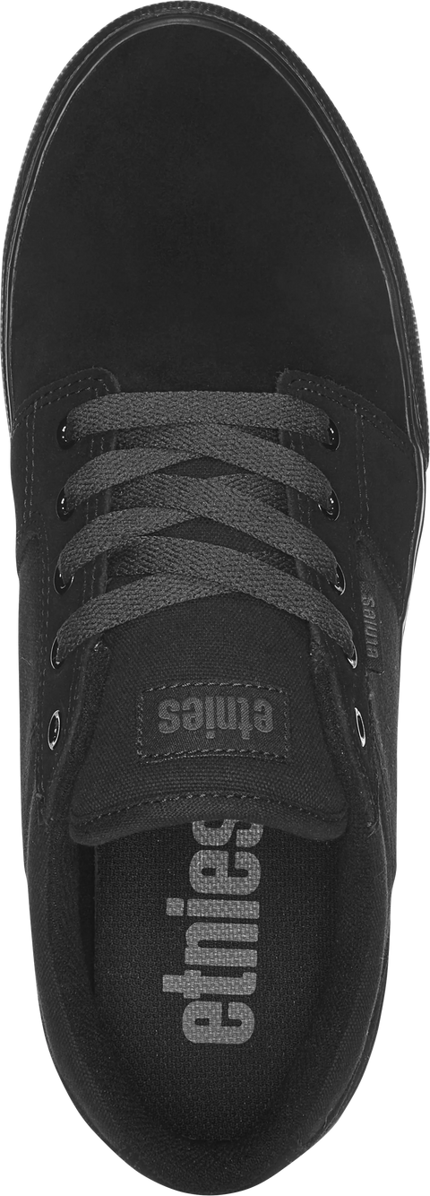 Etnies Barge LS Skate Shoes Black Dirty Wash