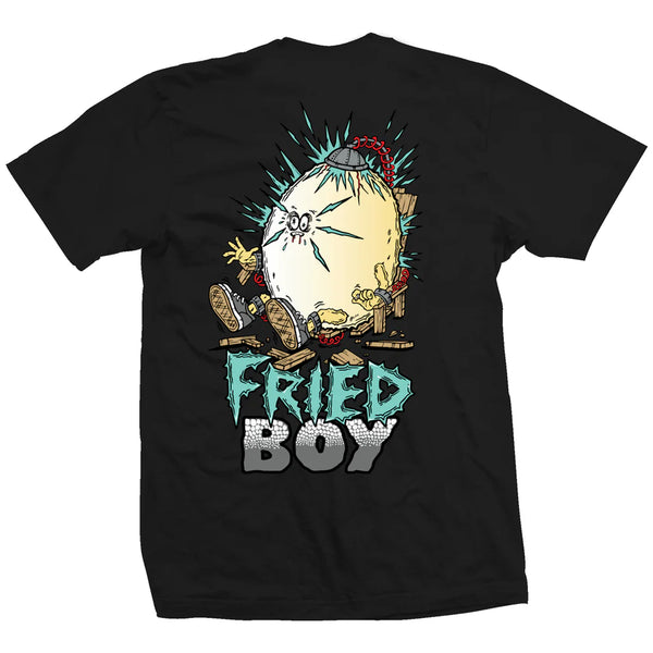 Heroin Skateboards Fried Boy Tee Black