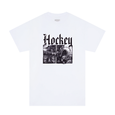 Hockey Skateboards Middle Earth Tee White