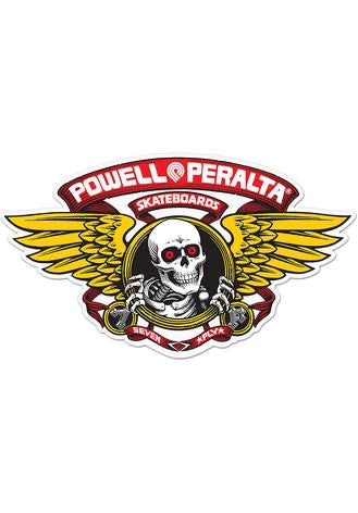 Powell-Peralta Winged Ripper Die-Cut Sticker Red