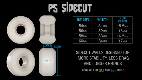 Bones Wheels SPF Pool Sharknado P5 Sidecut 81B 54MM