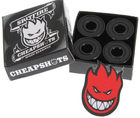 Spitfire Bearings Cheapshots Black