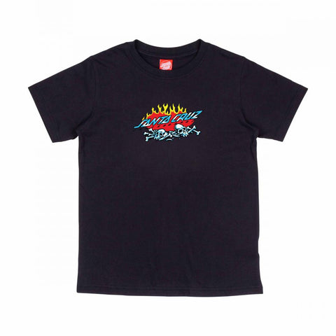 Santa Cruz Youth T-Shirt Youth Salba Voodoo Pit Front Black