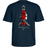 T-Shirts Powell-Peralta Bruce Lee x Skull & Nunchuck navy