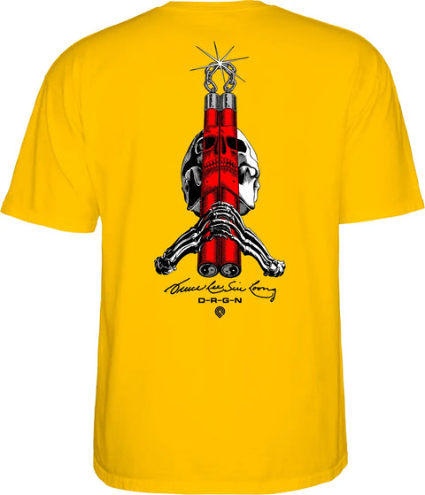 T-Shirts Powell-Peralta Bruce Lee x Skull & Nunchuck daisy