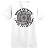 Spitfire T-Shirt Live To Burn Classic White