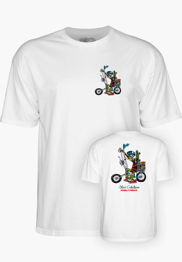 Powell Peralta Steve Caballero Chopper Bike t-shirts white