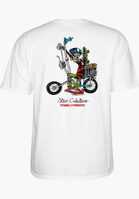 Powell Peralta Steve Caballero Chopper Bike t-shirts white