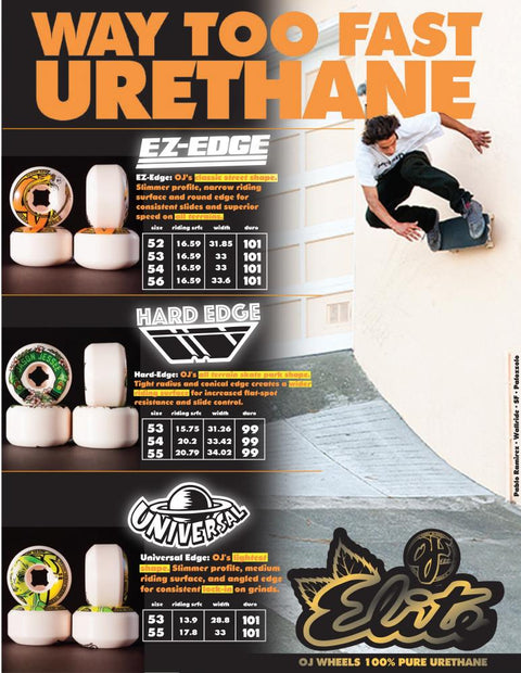 OJ Wheels Elite EZ edge 101a 52MM