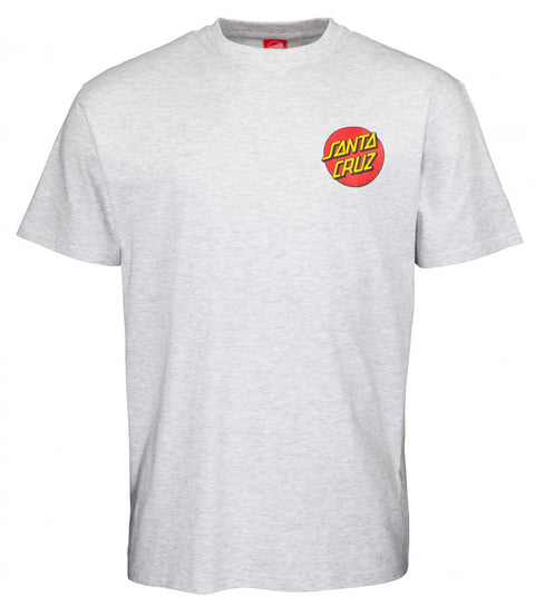 Santa Cruz T-Shirt Classic Dot Chest Heather