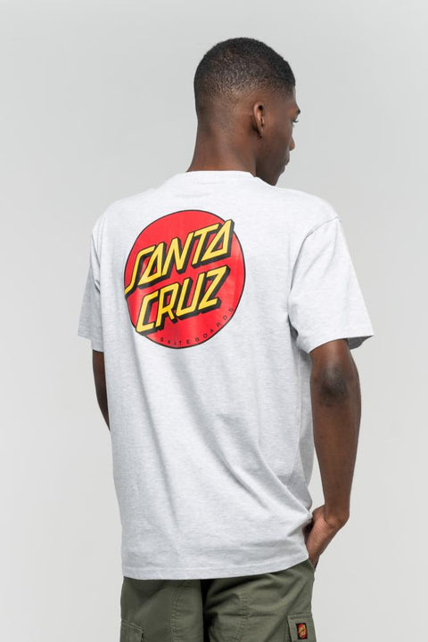 Santa Cruz T-Shirt Classic Dot Chest Heather