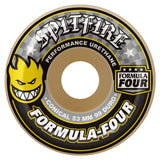 Spitfire Wheels Formula Four Conical 99DU (Yellow) 54MM