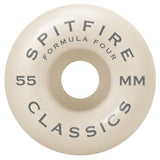 Spitfire Wheels Formula Four Classics 99a 55MM Yellow