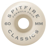 Spitfire Wheels Formula Four Classics 99a 60MM Red/Bronze