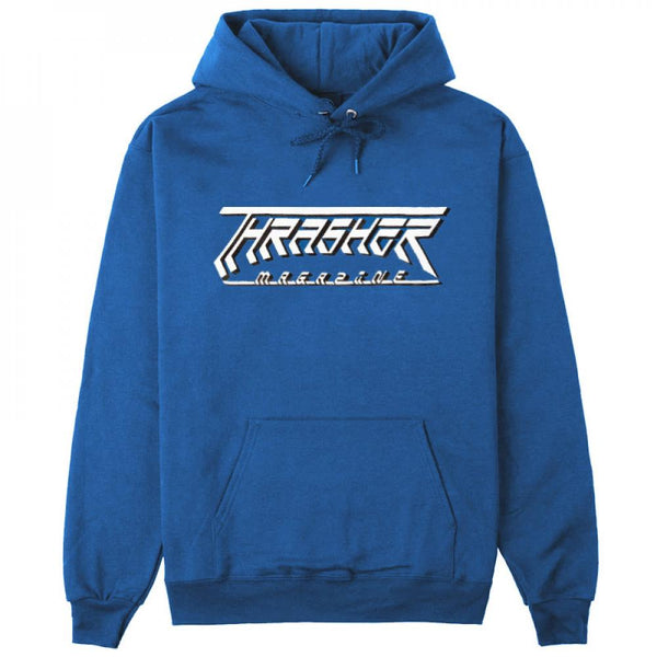 Thrasher Hoody Future Logo Hood Royal